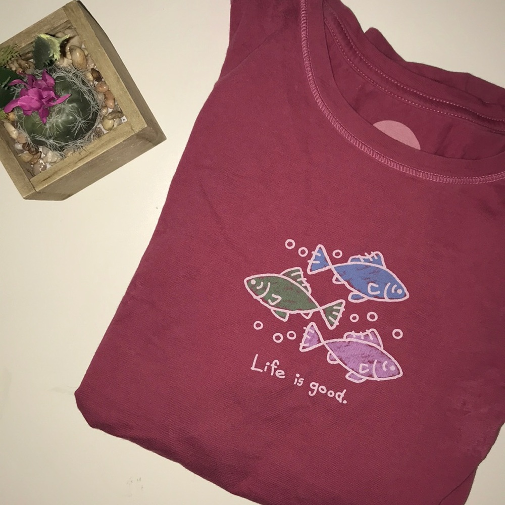 Life Is Good Long Sleeve Tee Shirt